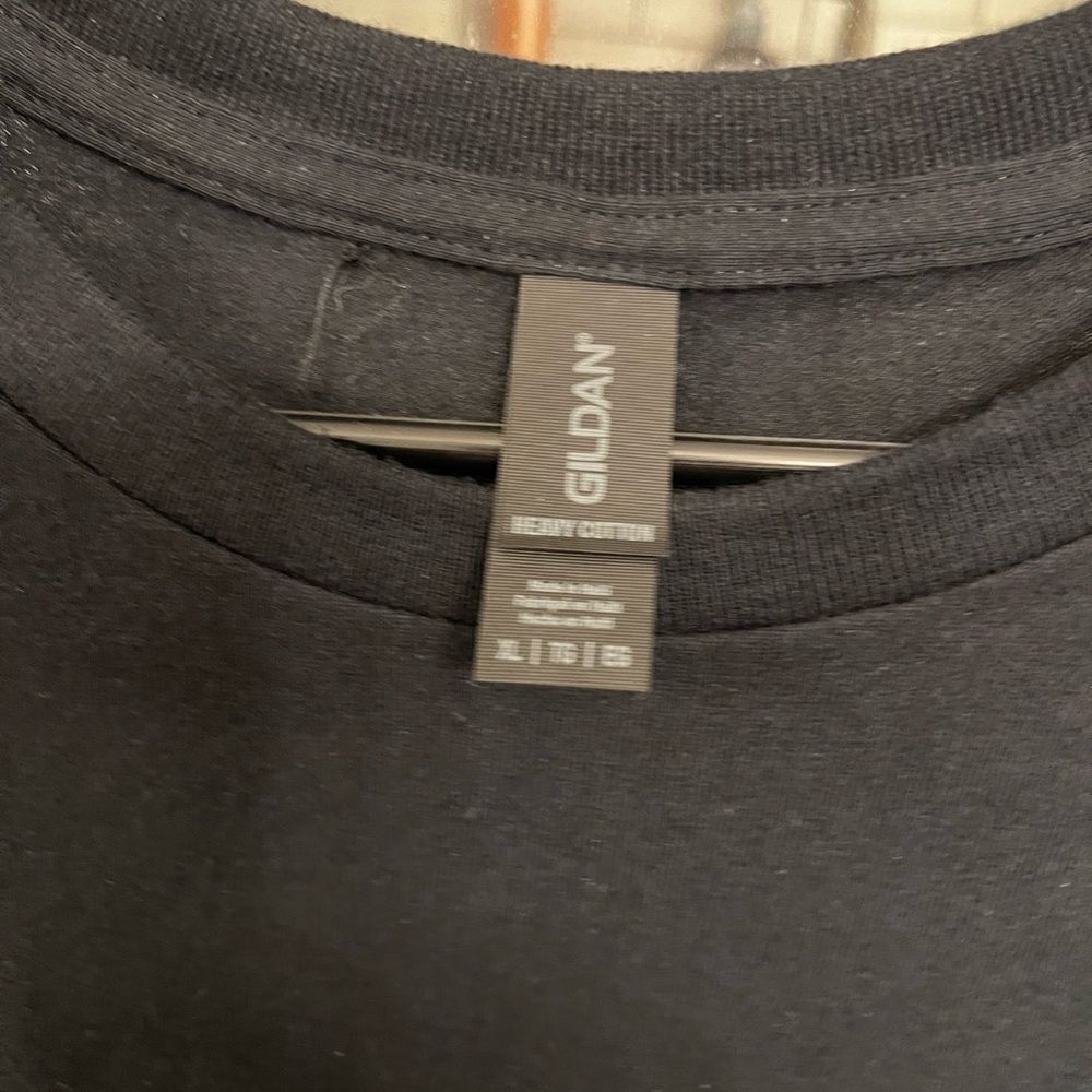 Funny Christmas Short Sleeve Shirt Gildan Black Heavy Cotton Tee XL - Picture 4 of 4